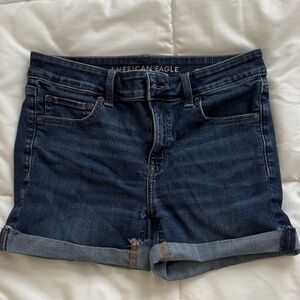 American Eagle Outfitters Dark Blue Jean Shorts